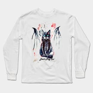 Devil Cat Long Sleeve T-Shirt